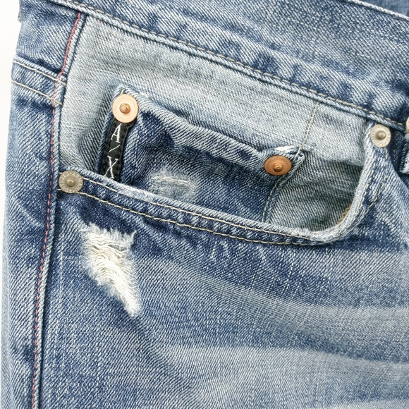 Armani Exchange 31 Short Embroidered Pocket Jean - Picture 5 of 14